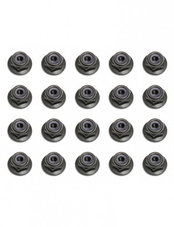 25612 team associated locknuts m3 with flange