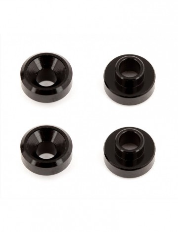 27128 team associated servo washers black aluminum