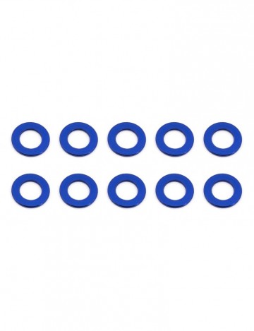 31381 team associated ballstud washers 55x05 mm blue aluminum