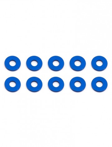 31385 team associated bulkhead washers 78x10 mm blue aluminum