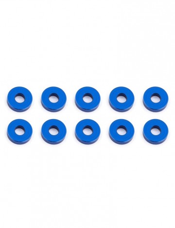31386 team associated bulkhead washers 78x20 mm blue aluminum