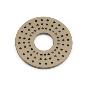 Brake disc hardcoated