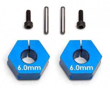 Team Associated FT Clamping Wheels Hexes, 6.0mm