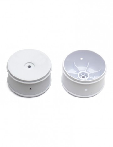 91570 team associated 61mm rear buggy wheels white