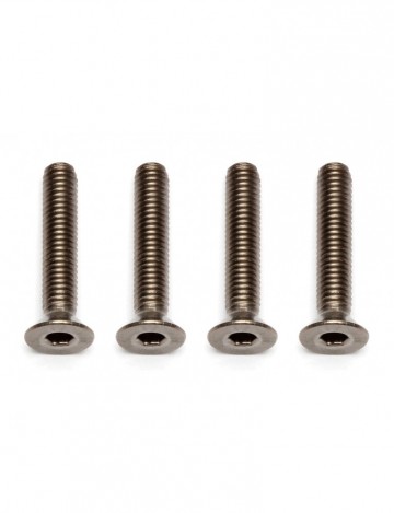 91596 team associated ft ti screws 3x16 mm fhcs