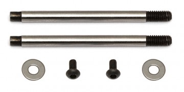 Team Associated FT 3x21 mm Shock Shafts (V2), Chrome