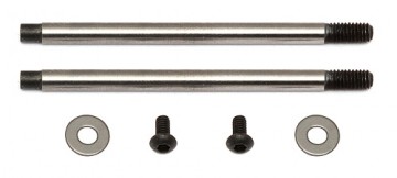 Team Associated FT 3x27.5 mm Shock Shafts (V2), Chrome
