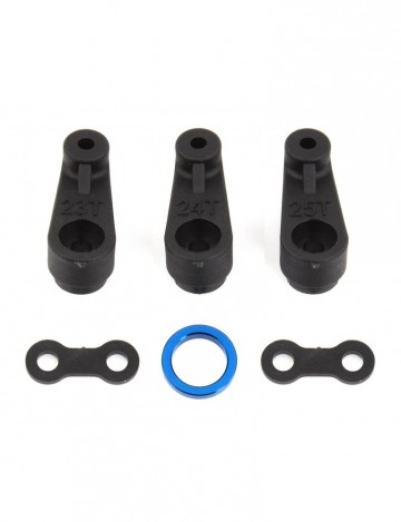 91728 team associated b6 servo horns 155 mm