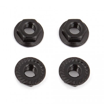 Team Associated Nuts, M4 Serrated Nuts