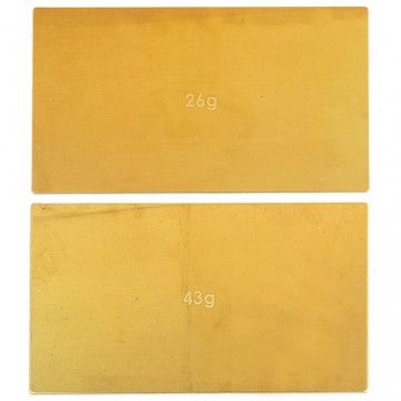 Team Associated FT Brass Under Battery Weights