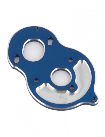 91794 team associated b61 standup motor plate blue aluminum