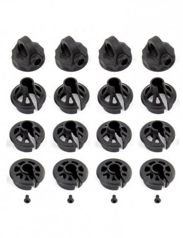 91814 team associated b61 shock caps and spring cups