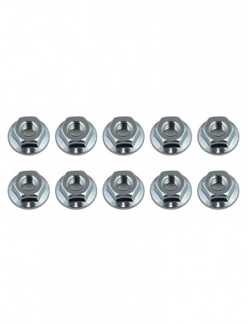 91826 team associated nuts m4 serrated wheel nuts