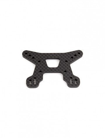 92009 team associated b64 front shock tower woven carbon fiber