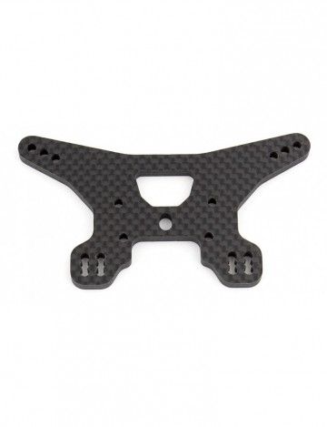 92012 team associated b64 rear shock tower woven carbon fiber