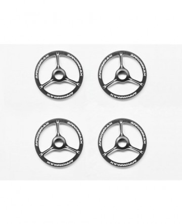 ARROWMAX AM-170008 Alu Set-Up Wheel For 1/8 On-Road Cars (4)