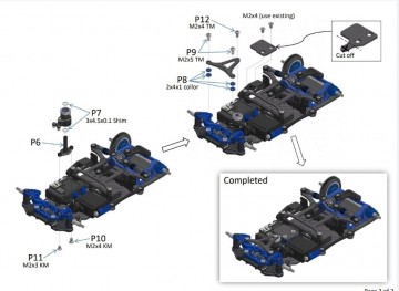 Glr 017 glr aluminum servo saver set a1151b3