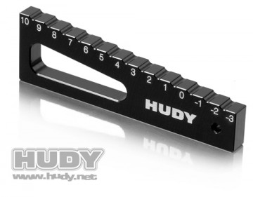 HUDY Chassis Droop Gauge -3 To 10 mm For 1:8, 1:10 Cars (20 mm) - H107711