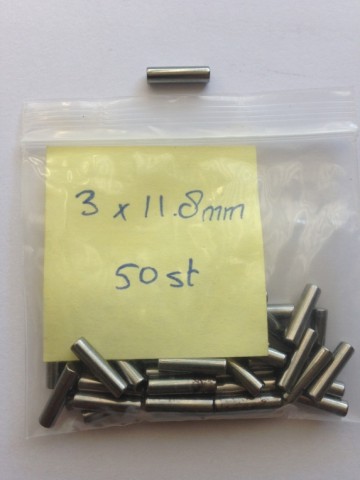 Drive Shaft Pins voor 1/8 & 1/10 cars 3,0mm