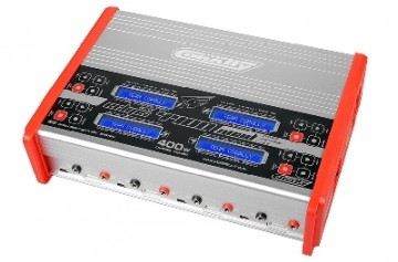 C-48493 	Team Corally - Eclips 4400 Quad Charger, AC/DC, 400W