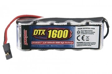 Duratrax - NiMH 6.0V 1600mAh Flat Rx Univ Conn