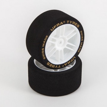 Ufra rear tyres 1 10 white rim