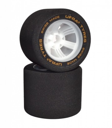 Ufra rear tyres 1 8 white rim