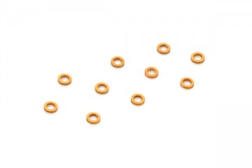 X303141-O ALU SHIM 3x5x1.0MM - ORANGE (110